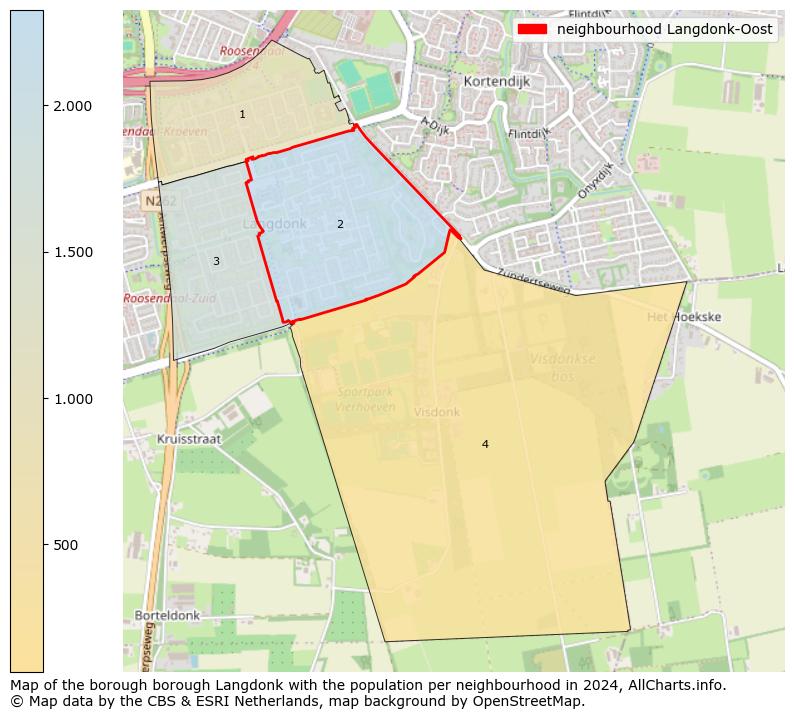 Image of the neighbourhood Langdonk-Oost at the map. This image is used as introduction to this page. This page shows a lot of information about the population in the neighbourhood Langdonk-Oost (such as the distribution by age groups of the residents, the composition of households, whether inhabitants are natives or Dutch with an immigration background, data about the houses (numbers, types, price development, use, type of property, ...) and more (car ownership, energy consumption, ...) based on open data from the Dutch Central Bureau of Statistics and various other sources!