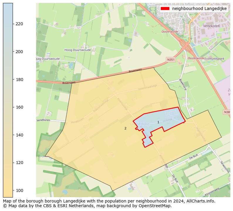 Image of the neighbourhood Langedijke at the map. This image is used as introduction to this page. This page shows a lot of information about the population in the neighbourhood Langedijke (such as the distribution by age groups of the residents, the composition of households, whether inhabitants are natives or Dutch with an immigration background, data about the houses (numbers, types, price development, use, type of property, ...) and more (car ownership, energy consumption, ...) based on open data from the Dutch Central Bureau of Statistics and various other sources!