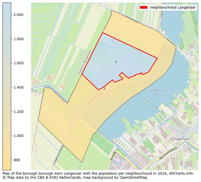 Image of the neighbourhood Langeraar at the map. This image is used as introduction to this page. This page shows a lot of information about the population in the neighbourhood Langeraar (such as the distribution by age groups of the residents, the composition of households, whether inhabitants are natives or Dutch with an immigration background, data about the houses (numbers, types, price development, use, type of property, ...) and more (car ownership, energy consumption, ...) based on open data from the Dutch Central Bureau of Statistics and various other sources!