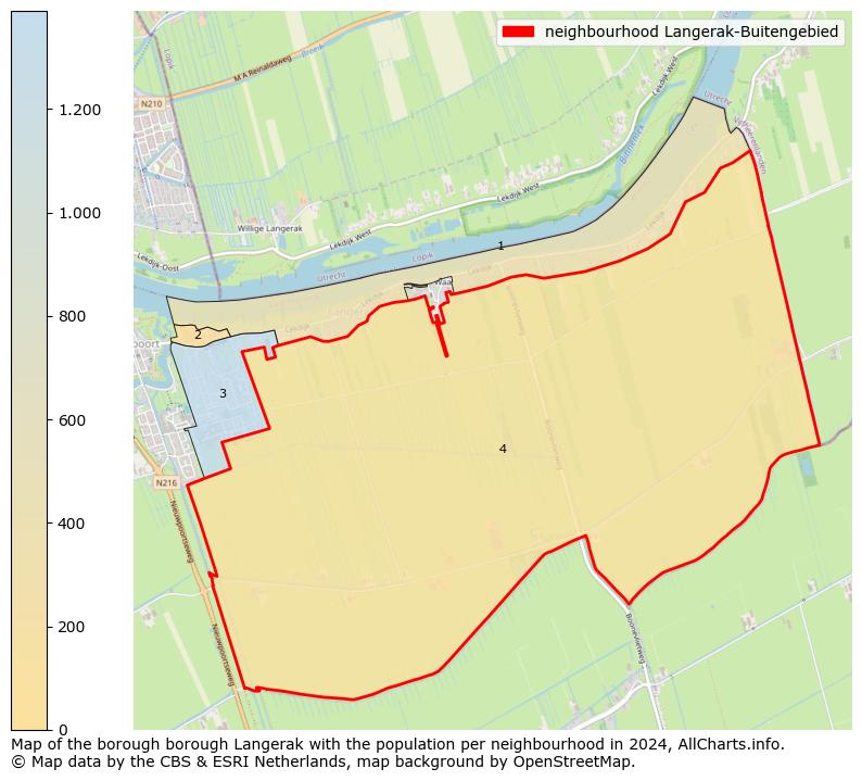 Image of the neighbourhood Langerak-Buitengebied at the map. This image is used as introduction to this page. This page shows a lot of information about the population in the neighbourhood Langerak-Buitengebied (such as the distribution by age groups of the residents, the composition of households, whether inhabitants are natives or Dutch with an immigration background, data about the houses (numbers, types, price development, use, type of property, ...) and more (car ownership, energy consumption, ...) based on open data from the Dutch Central Bureau of Statistics and various other sources!