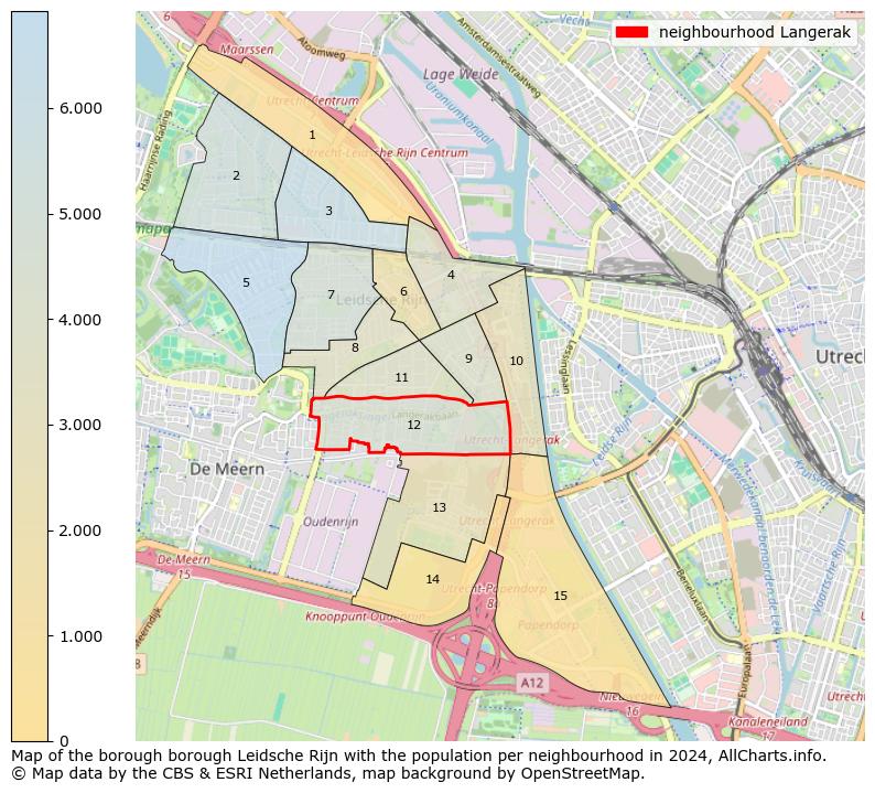 Image of the neighbourhood Langerak at the map. This image is used as introduction to this page. This page shows a lot of information about the population in the neighbourhood Langerak (such as the distribution by age groups of the residents, the composition of households, whether inhabitants are natives or Dutch with an immigration background, data about the houses (numbers, types, price development, use, type of property, ...) and more (car ownership, energy consumption, ...) based on open data from the Dutch Central Bureau of Statistics and various other sources!