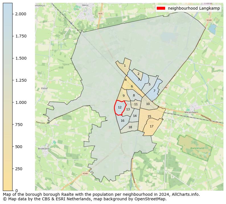 Image of the neighbourhood Langkamp at the map. This image is used as introduction to this page. This page shows a lot of information about the population in the neighbourhood Langkamp (such as the distribution by age groups of the residents, the composition of households, whether inhabitants are natives or Dutch with an immigration background, data about the houses (numbers, types, price development, use, type of property, ...) and more (car ownership, energy consumption, ...) based on open data from the Dutch Central Bureau of Statistics and various other sources!