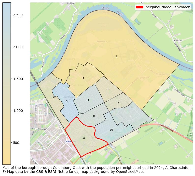 Image of the neighbourhood Lanxmeer at the map. This image is used as introduction to this page. This page shows a lot of information about the population in the neighbourhood Lanxmeer (such as the distribution by age groups of the residents, the composition of households, whether inhabitants are natives or Dutch with an immigration background, data about the houses (numbers, types, price development, use, type of property, ...) and more (car ownership, energy consumption, ...) based on open data from the Dutch Central Bureau of Statistics and various other sources!