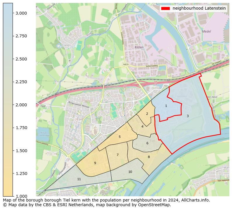 Image of the neighbourhood Latenstein at the map. This image is used as introduction to this page. This page shows a lot of information about the population in the neighbourhood Latenstein (such as the distribution by age groups of the residents, the composition of households, whether inhabitants are natives or Dutch with an immigration background, data about the houses (numbers, types, price development, use, type of property, ...) and more (car ownership, energy consumption, ...) based on open data from the Dutch Central Bureau of Statistics and various other sources!