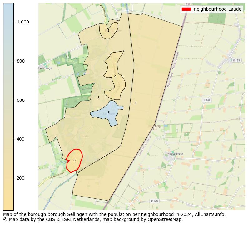 Image of the neighbourhood Laude at the map. This image is used as introduction to this page. This page shows a lot of information about the population in the neighbourhood Laude (such as the distribution by age groups of the residents, the composition of households, whether inhabitants are natives or Dutch with an immigration background, data about the houses (numbers, types, price development, use, type of property, ...) and more (car ownership, energy consumption, ...) based on open data from the Dutch Central Bureau of Statistics and various other sources!