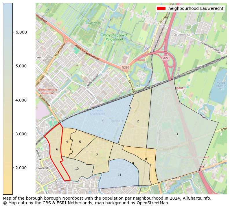 Image of the neighbourhood Lauwerecht at the map. This image is used as introduction to this page. This page shows a lot of information about the population in the neighbourhood Lauwerecht (such as the distribution by age groups of the residents, the composition of households, whether inhabitants are natives or Dutch with an immigration background, data about the houses (numbers, types, price development, use, type of property, ...) and more (car ownership, energy consumption, ...) based on open data from the Dutch Central Bureau of Statistics and various other sources!