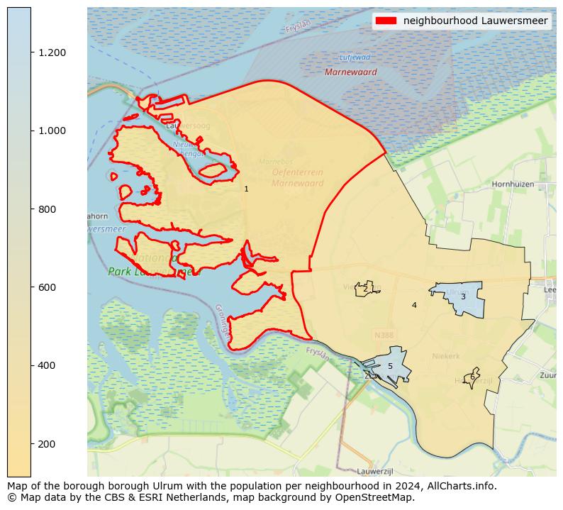 Image of the neighbourhood Lauwersmeer at the map. This image is used as introduction to this page. This page shows a lot of information about the population in the neighbourhood Lauwersmeer (such as the distribution by age groups of the residents, the composition of households, whether inhabitants are natives or Dutch with an immigration background, data about the houses (numbers, types, price development, use, type of property, ...) and more (car ownership, energy consumption, ...) based on open data from the Dutch Central Bureau of Statistics and various other sources!