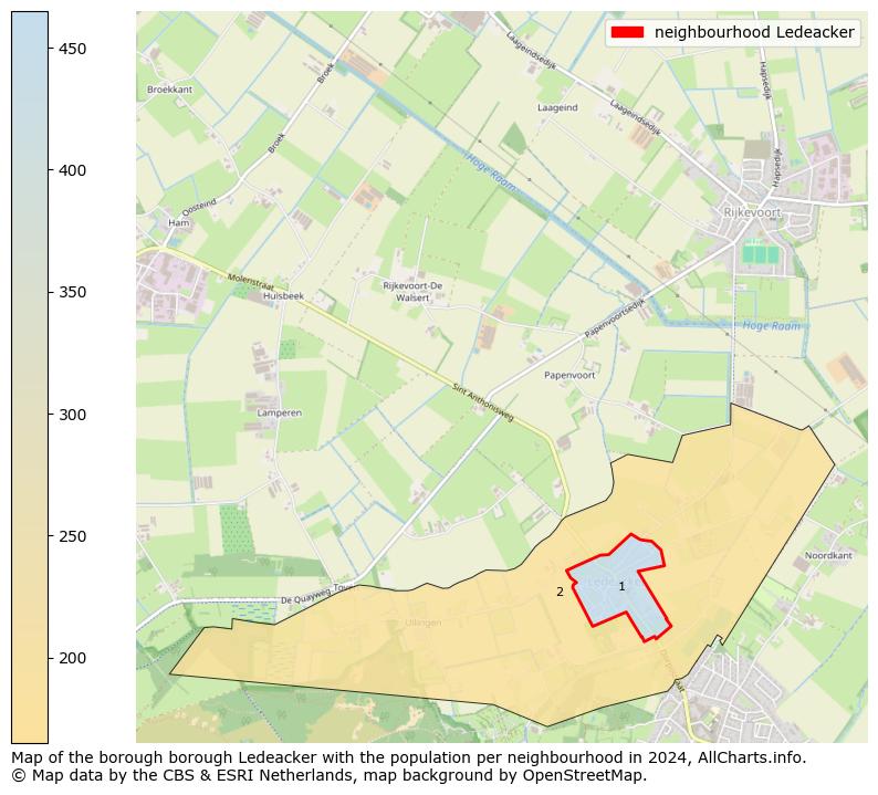 Image of the neighbourhood Ledeacker at the map. This image is used as introduction to this page. This page shows a lot of information about the population in the neighbourhood Ledeacker (such as the distribution by age groups of the residents, the composition of households, whether inhabitants are natives or Dutch with an immigration background, data about the houses (numbers, types, price development, use, type of property, ...) and more (car ownership, energy consumption, ...) based on open data from the Dutch Central Bureau of Statistics and various other sources!