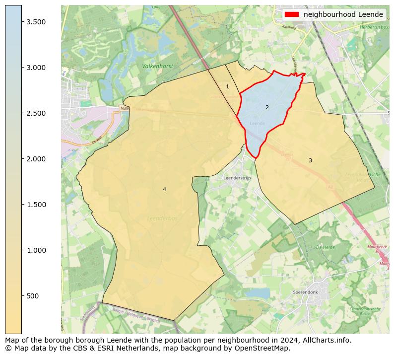 Image of the neighbourhood Leende at the map. This image is used as introduction to this page. This page shows a lot of information about the population in the neighbourhood Leende (such as the distribution by age groups of the residents, the composition of households, whether inhabitants are natives or Dutch with an immigration background, data about the houses (numbers, types, price development, use, type of property, ...) and more (car ownership, energy consumption, ...) based on open data from the Dutch Central Bureau of Statistics and various other sources!