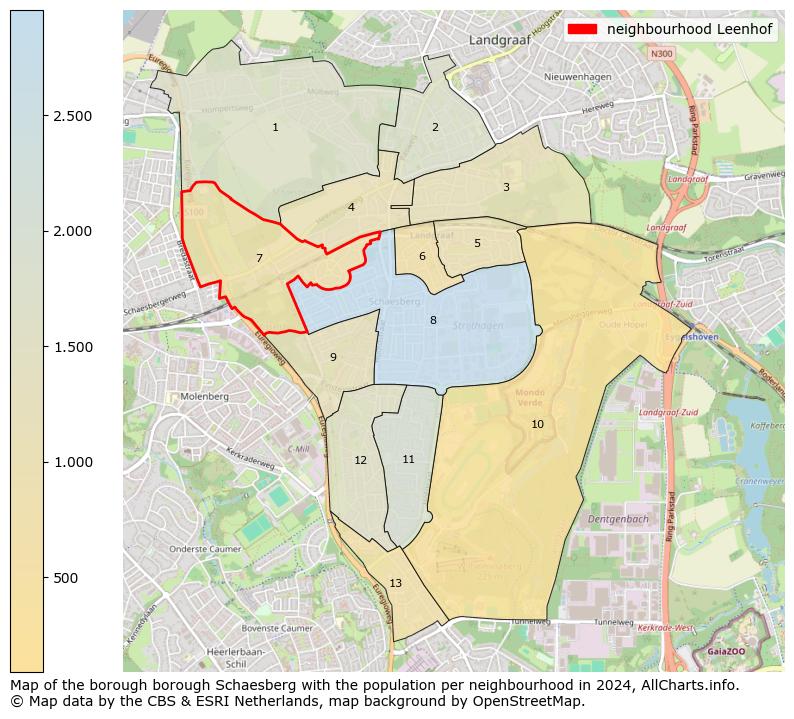 Image of the neighbourhood Leenhof at the map. This image is used as introduction to this page. This page shows a lot of information about the population in the neighbourhood Leenhof (such as the distribution by age groups of the residents, the composition of households, whether inhabitants are natives or Dutch with an immigration background, data about the houses (numbers, types, price development, use, type of property, ...) and more (car ownership, energy consumption, ...) based on open data from the Dutch Central Bureau of Statistics and various other sources!