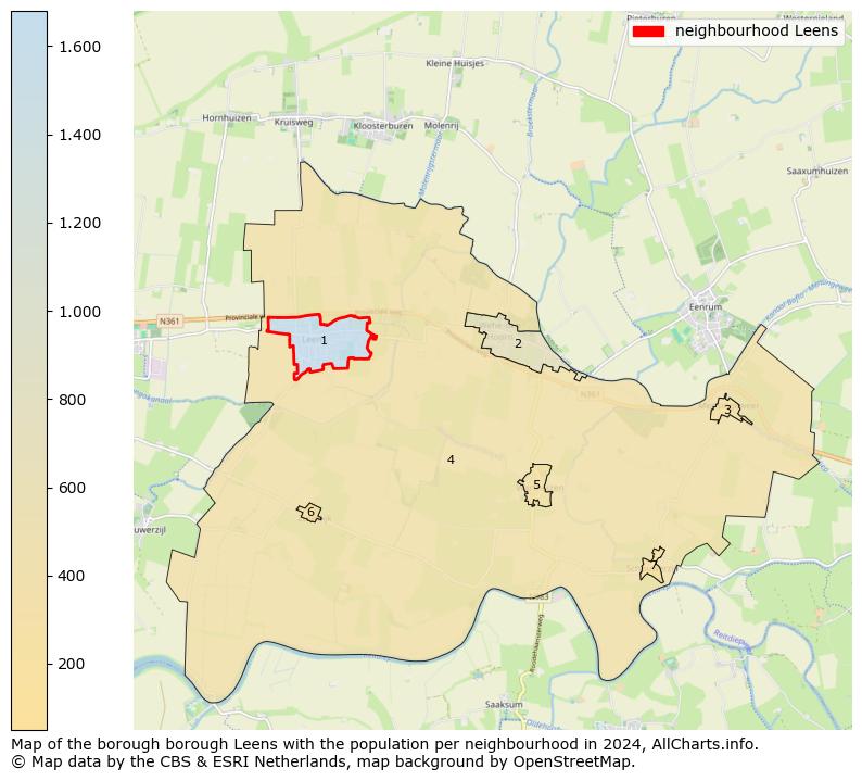 Image of the neighbourhood Leens at the map. This image is used as introduction to this page. This page shows a lot of information about the population in the neighbourhood Leens (such as the distribution by age groups of the residents, the composition of households, whether inhabitants are natives or Dutch with an immigration background, data about the houses (numbers, types, price development, use, type of property, ...) and more (car ownership, energy consumption, ...) based on open data from the Dutch Central Bureau of Statistics and various other sources!