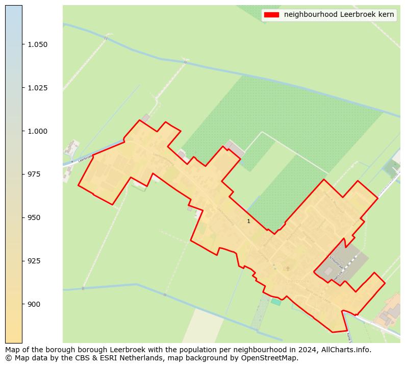 Image of the neighbourhood Leerbroek kern at the map. This image is used as introduction to this page. This page shows a lot of information about the population in the neighbourhood Leerbroek kern (such as the distribution by age groups of the residents, the composition of households, whether inhabitants are natives or Dutch with an immigration background, data about the houses (numbers, types, price development, use, type of property, ...) and more (car ownership, energy consumption, ...) based on open data from the Dutch Central Bureau of Statistics and various other sources!