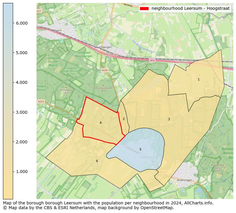 Image of the neighbourhood Leersum - Hoogstraat at the map. This image is used as introduction to this page. This page shows a lot of information about the population in the neighbourhood Leersum - Hoogstraat (such as the distribution by age groups of the residents, the composition of households, whether inhabitants are natives or Dutch with an immigration background, data about the houses (numbers, types, price development, use, type of property, ...) and more (car ownership, energy consumption, ...) based on open data from the Dutch Central Bureau of Statistics and various other sources!