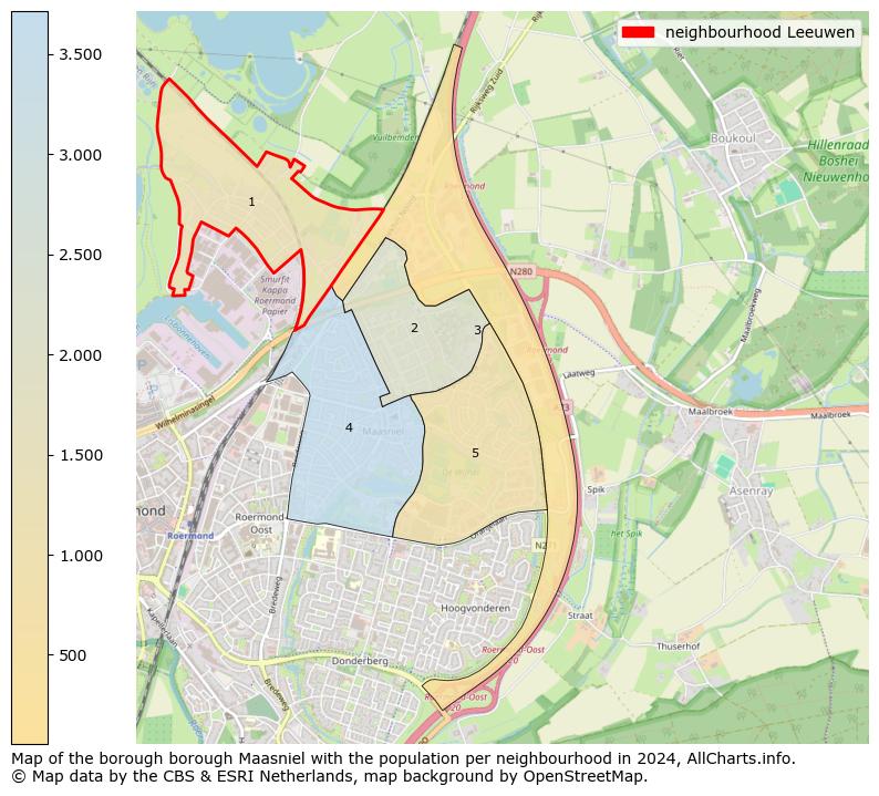 Image of the neighbourhood Leeuwen at the map. This image is used as introduction to this page. This page shows a lot of information about the population in the neighbourhood Leeuwen (such as the distribution by age groups of the residents, the composition of households, whether inhabitants are natives or Dutch with an immigration background, data about the houses (numbers, types, price development, use, type of property, ...) and more (car ownership, energy consumption, ...) based on open data from the Dutch Central Bureau of Statistics and various other sources!