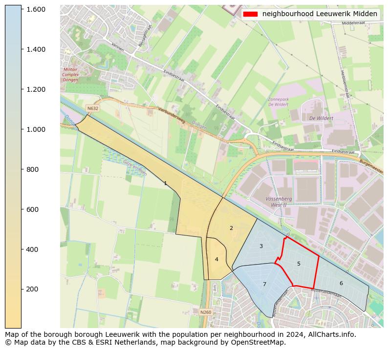 Image of the neighbourhood Leeuwerik Midden at the map. This image is used as introduction to this page. This page shows a lot of information about the population in the neighbourhood Leeuwerik Midden (such as the distribution by age groups of the residents, the composition of households, whether inhabitants are natives or Dutch with an immigration background, data about the houses (numbers, types, price development, use, type of property, ...) and more (car ownership, energy consumption, ...) based on open data from the Dutch Central Bureau of Statistics and various other sources!