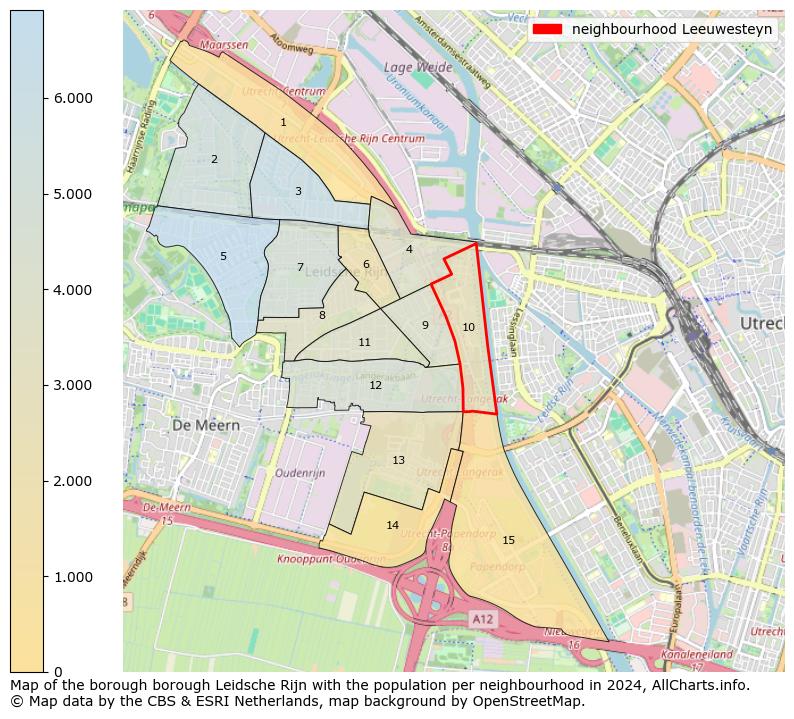 Image of the neighbourhood Leeuwesteyn at the map. This image is used as introduction to this page. This page shows a lot of information about the population in the neighbourhood Leeuwesteyn (such as the distribution by age groups of the residents, the composition of households, whether inhabitants are natives or Dutch with an immigration background, data about the houses (numbers, types, price development, use, type of property, ...) and more (car ownership, energy consumption, ...) based on open data from the Dutch Central Bureau of Statistics and various other sources!