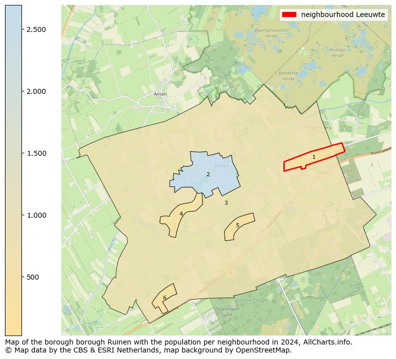 Image of the neighbourhood Leeuwte at the map. This image is used as introduction to this page. This page shows a lot of information about the population in the neighbourhood Leeuwte (such as the distribution by age groups of the residents, the composition of households, whether inhabitants are natives or Dutch with an immigration background, data about the houses (numbers, types, price development, use, type of property, ...) and more (car ownership, energy consumption, ...) based on open data from the Dutch Central Bureau of Statistics and various other sources!