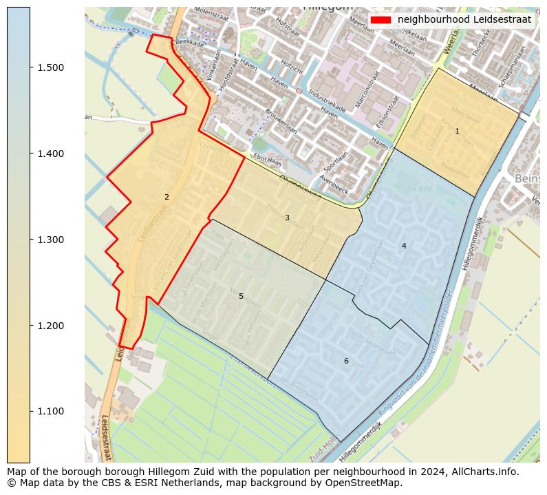 Image of the neighbourhood Leidsestraat at the map. This image is used as introduction to this page. This page shows a lot of information about the population in the neighbourhood Leidsestraat (such as the distribution by age groups of the residents, the composition of households, whether inhabitants are natives or Dutch with an immigration background, data about the houses (numbers, types, price development, use, type of property, ...) and more (car ownership, energy consumption, ...) based on open data from the Dutch Central Bureau of Statistics and various other sources!