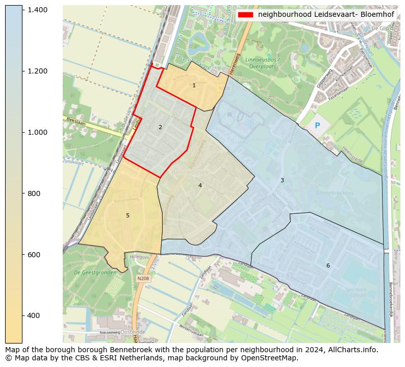 Image of the neighbourhood Leidsevaart- Bloemhof at the map. This image is used as introduction to this page. This page shows a lot of information about the population in the neighbourhood Leidsevaart- Bloemhof (such as the distribution by age groups of the residents, the composition of households, whether inhabitants are natives or Dutch with an immigration background, data about the houses (numbers, types, price development, use, type of property, ...) and more (car ownership, energy consumption, ...) based on open data from the Dutch Central Bureau of Statistics and various other sources!