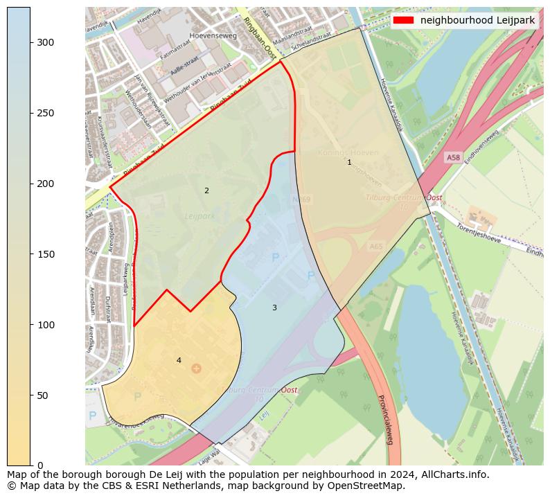 Image of the neighbourhood Leijpark at the map. This image is used as introduction to this page. This page shows a lot of information about the population in the neighbourhood Leijpark (such as the distribution by age groups of the residents, the composition of households, whether inhabitants are natives or Dutch with an immigration background, data about the houses (numbers, types, price development, use, type of property, ...) and more (car ownership, energy consumption, ...) based on open data from the Dutch Central Bureau of Statistics and various other sources!