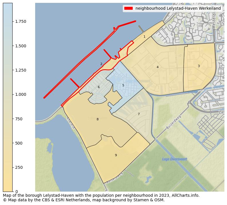 Map of the borough Lelystad-Haven with the population per neighbourhood in 2023. This page shows a lot of information about residents (such as the distribution by age groups, family composition, gender, native or Dutch with an immigration background, ...), homes (numbers, types, price development, use, type of property, ...) and more (car ownership, energy consumption, ...) based on open data from the Dutch Central Bureau of Statistics and various other sources!