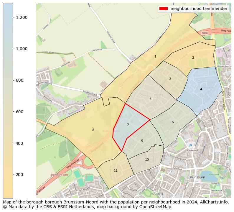 Image of the neighbourhood Lemmender at the map. This image is used as introduction to this page. This page shows a lot of information about the population in the neighbourhood Lemmender (such as the distribution by age groups of the residents, the composition of households, whether inhabitants are natives or Dutch with an immigration background, data about the houses (numbers, types, price development, use, type of property, ...) and more (car ownership, energy consumption, ...) based on open data from the Dutch Central Bureau of Statistics and various other sources!