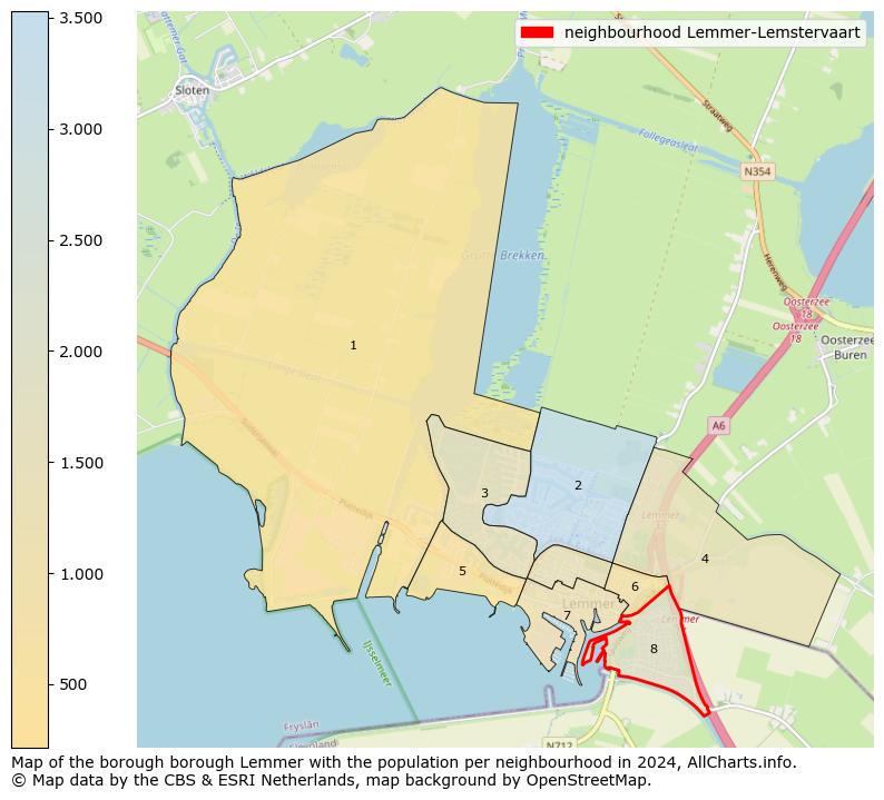 Image of the neighbourhood Lemmer-Lemstervaart at the map. This image is used as introduction to this page. This page shows a lot of information about the population in the neighbourhood Lemmer-Lemstervaart (such as the distribution by age groups of the residents, the composition of households, whether inhabitants are natives or Dutch with an immigration background, data about the houses (numbers, types, price development, use, type of property, ...) and more (car ownership, energy consumption, ...) based on open data from the Dutch Central Bureau of Statistics and various other sources!