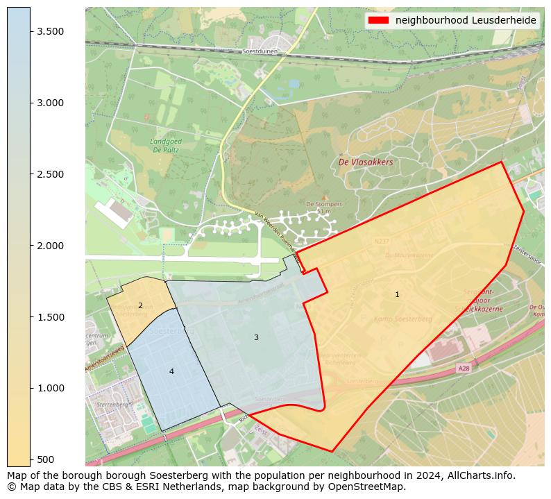 Image of the neighbourhood Leusderheide at the map. This image is used as introduction to this page. This page shows a lot of information about the population in the neighbourhood Leusderheide (such as the distribution by age groups of the residents, the composition of households, whether inhabitants are natives or Dutch with an immigration background, data about the houses (numbers, types, price development, use, type of property, ...) and more (car ownership, energy consumption, ...) based on open data from the Dutch Central Bureau of Statistics and various other sources!