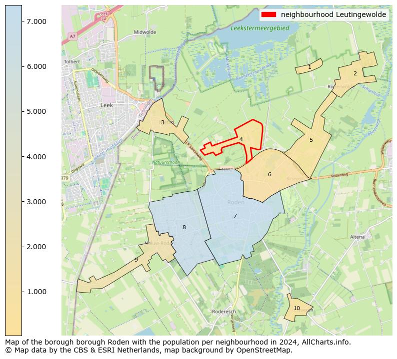 Image of the neighbourhood Leutingewolde at the map. This image is used as introduction to this page. This page shows a lot of information about the population in the neighbourhood Leutingewolde (such as the distribution by age groups of the residents, the composition of households, whether inhabitants are natives or Dutch with an immigration background, data about the houses (numbers, types, price development, use, type of property, ...) and more (car ownership, energy consumption, ...) based on open data from the Dutch Central Bureau of Statistics and various other sources!