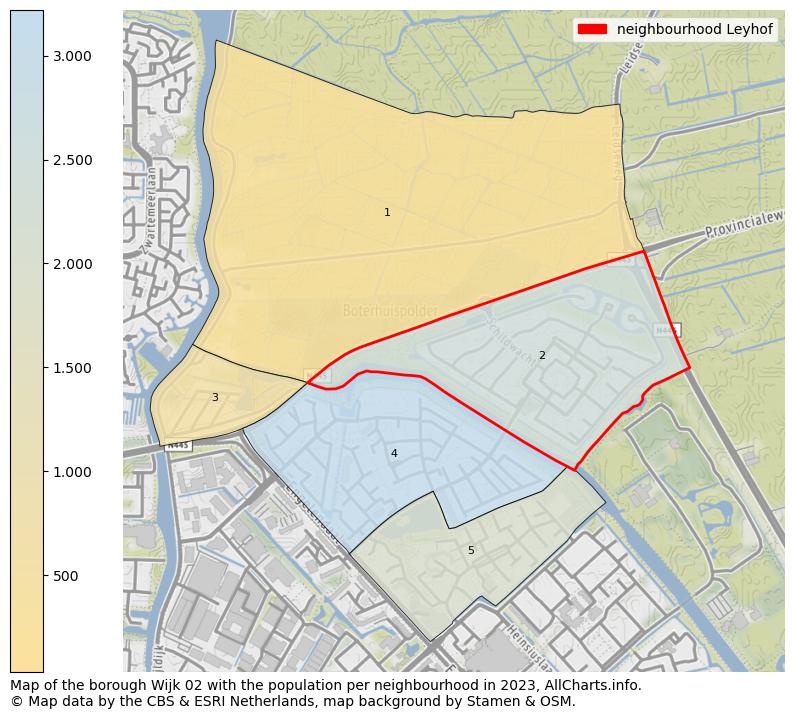 Map of the borough Wijk 02 with the population per neighbourhood in 2021. This page shows a lot of information about residents (such as the distribution by age groups, family composition, gender, native or Dutch with an immigration background, ...), homes (numbers, types, price development, use, type of property, ...) and more (car ownership, energy consumption, ...) based on open data from the Dutch Central Bureau of Statistics and various other sources!