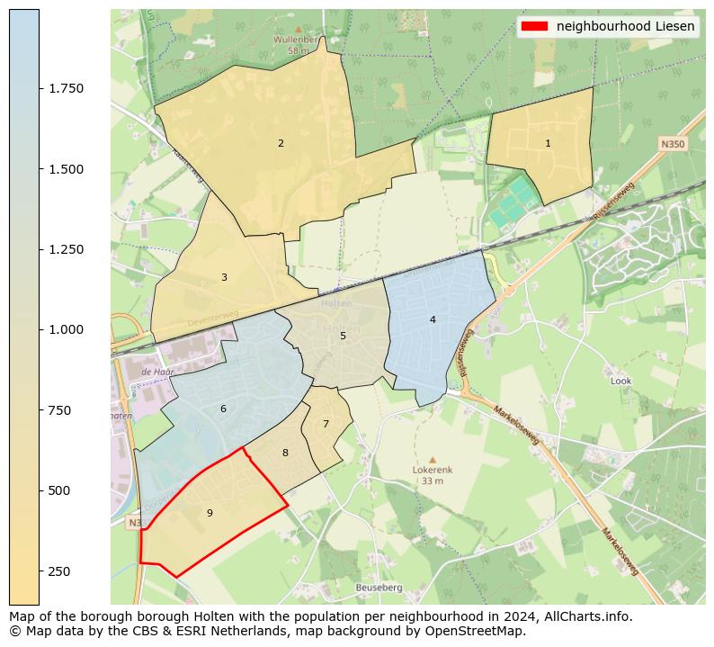 Image of the neighbourhood Liesen at the map. This image is used as introduction to this page. This page shows a lot of information about the population in the neighbourhood Liesen (such as the distribution by age groups of the residents, the composition of households, whether inhabitants are natives or Dutch with an immigration background, data about the houses (numbers, types, price development, use, type of property, ...) and more (car ownership, energy consumption, ...) based on open data from the Dutch Central Bureau of Statistics and various other sources!