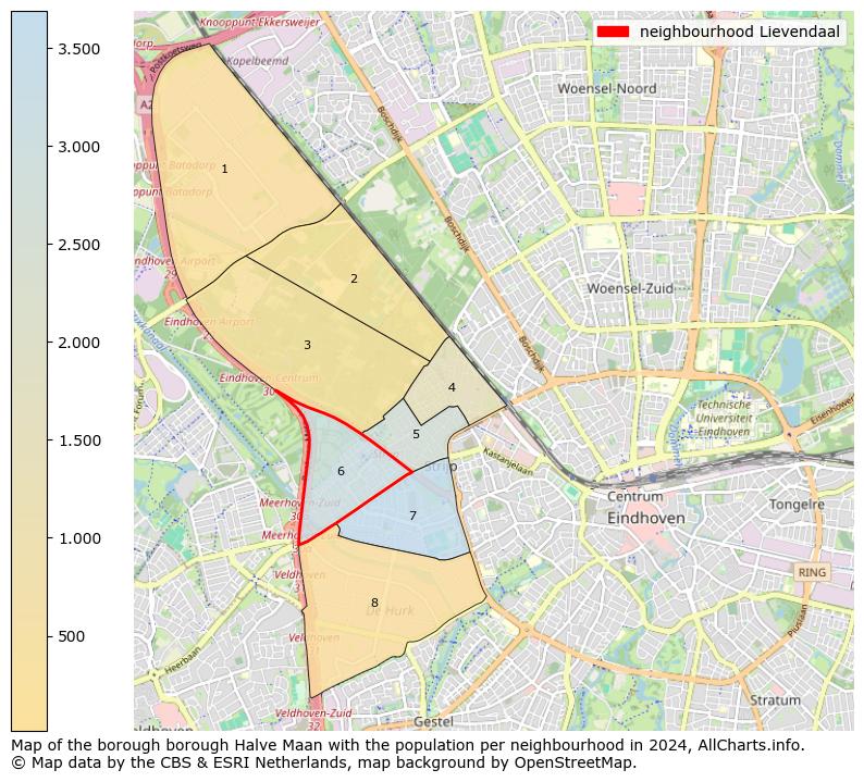 Image of the neighbourhood Lievendaal at the map. This image is used as introduction to this page. This page shows a lot of information about the population in the neighbourhood Lievendaal (such as the distribution by age groups of the residents, the composition of households, whether inhabitants are natives or Dutch with an immigration background, data about the houses (numbers, types, price development, use, type of property, ...) and more (car ownership, energy consumption, ...) based on open data from the Dutch Central Bureau of Statistics and various other sources!