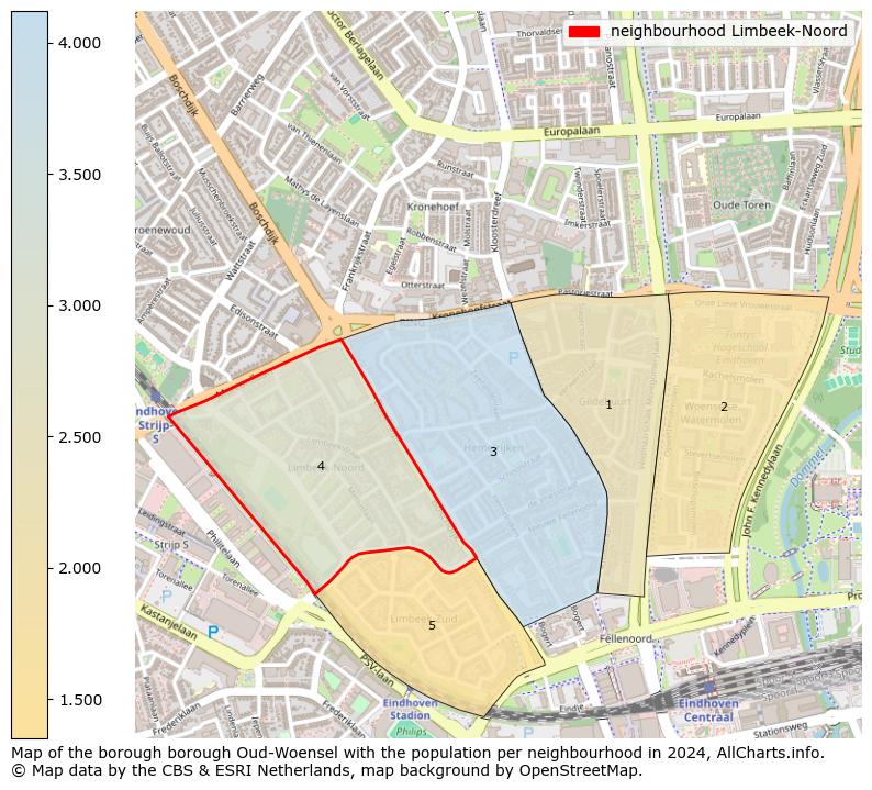 Image of the neighbourhood Limbeek-Noord at the map. This image is used as introduction to this page. This page shows a lot of information about the population in the neighbourhood Limbeek-Noord (such as the distribution by age groups of the residents, the composition of households, whether inhabitants are natives or Dutch with an immigration background, data about the houses (numbers, types, price development, use, type of property, ...) and more (car ownership, energy consumption, ...) based on open data from the Dutch Central Bureau of Statistics and various other sources!