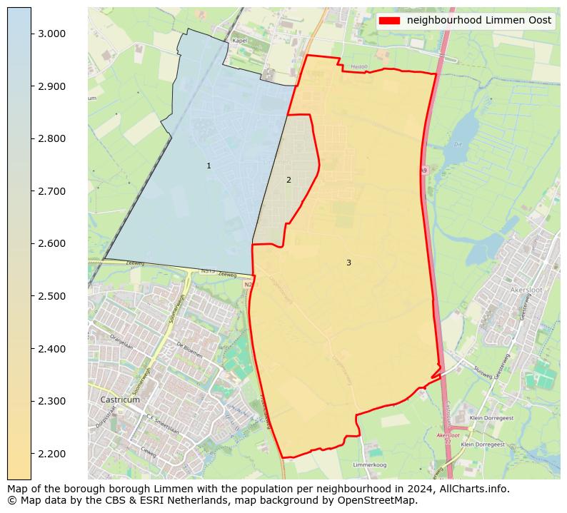 Image of the neighbourhood Limmen Oost at the map. This image is used as introduction to this page. This page shows a lot of information about the population in the neighbourhood Limmen Oost (such as the distribution by age groups of the residents, the composition of households, whether inhabitants are natives or Dutch with an immigration background, data about the houses (numbers, types, price development, use, type of property, ...) and more (car ownership, energy consumption, ...) based on open data from the Dutch Central Bureau of Statistics and various other sources!