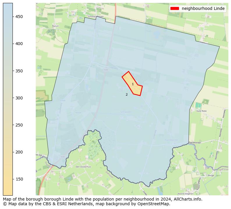 Image of the neighbourhood Linde at the map. This image is used as introduction to this page. This page shows a lot of information about the population in the neighbourhood Linde (such as the distribution by age groups of the residents, the composition of households, whether inhabitants are natives or Dutch with an immigration background, data about the houses (numbers, types, price development, use, type of property, ...) and more (car ownership, energy consumption, ...) based on open data from the Dutch Central Bureau of Statistics and various other sources!