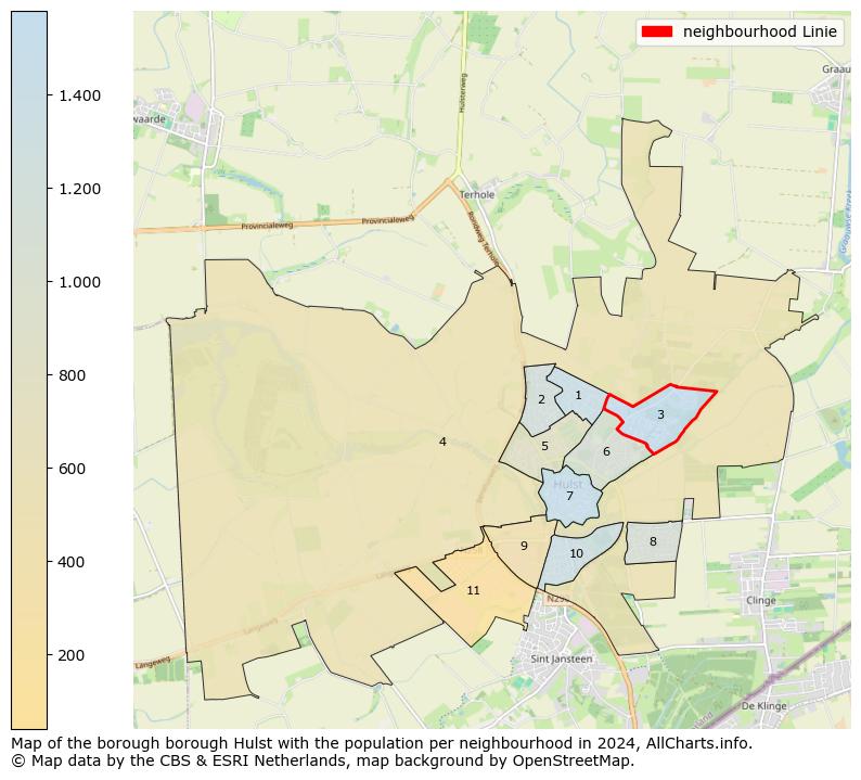 Image of the neighbourhood Linie at the map. This image is used as introduction to this page. This page shows a lot of information about the population in the neighbourhood Linie (such as the distribution by age groups of the residents, the composition of households, whether inhabitants are natives or Dutch with an immigration background, data about the houses (numbers, types, price development, use, type of property, ...) and more (car ownership, energy consumption, ...) based on open data from the Dutch Central Bureau of Statistics and various other sources!