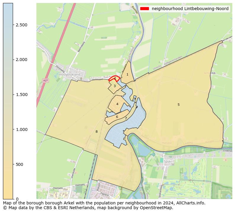 Image of the neighbourhood Lintbebouwing-Noord at the map. This image is used as introduction to this page. This page shows a lot of information about the population in the neighbourhood Lintbebouwing-Noord (such as the distribution by age groups of the residents, the composition of households, whether inhabitants are natives or Dutch with an immigration background, data about the houses (numbers, types, price development, use, type of property, ...) and more (car ownership, energy consumption, ...) based on open data from the Dutch Central Bureau of Statistics and various other sources!