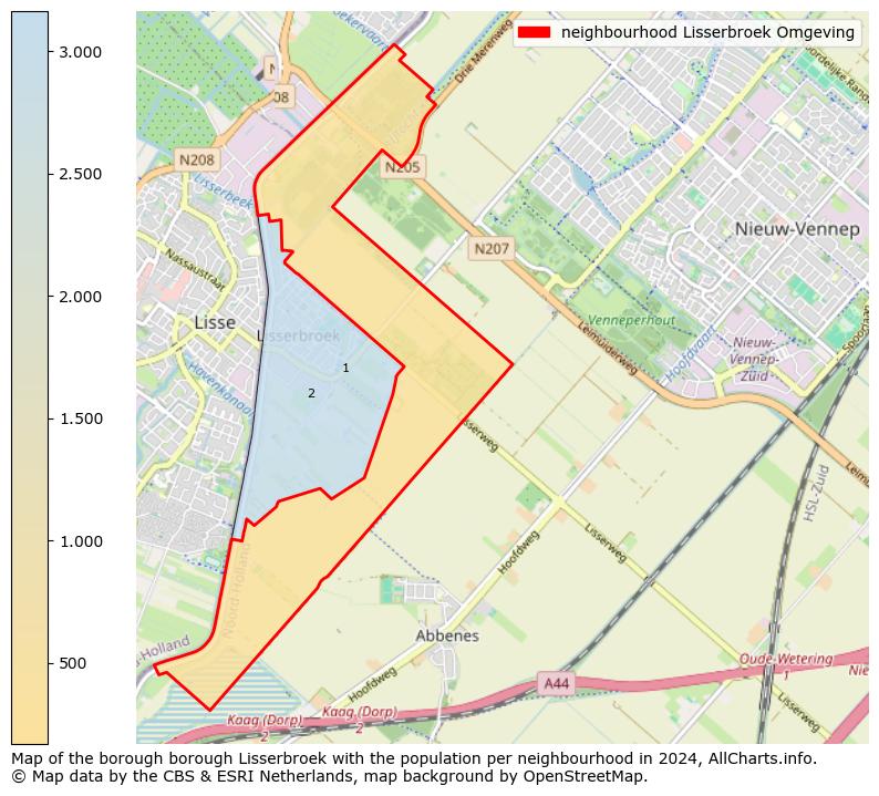 Image of the neighbourhood Lisserbroek Omgeving at the map. This image is used as introduction to this page. This page shows a lot of information about the population in the neighbourhood Lisserbroek Omgeving (such as the distribution by age groups of the residents, the composition of households, whether inhabitants are natives or Dutch with an immigration background, data about the houses (numbers, types, price development, use, type of property, ...) and more (car ownership, energy consumption, ...) based on open data from the Dutch Central Bureau of Statistics and various other sources!