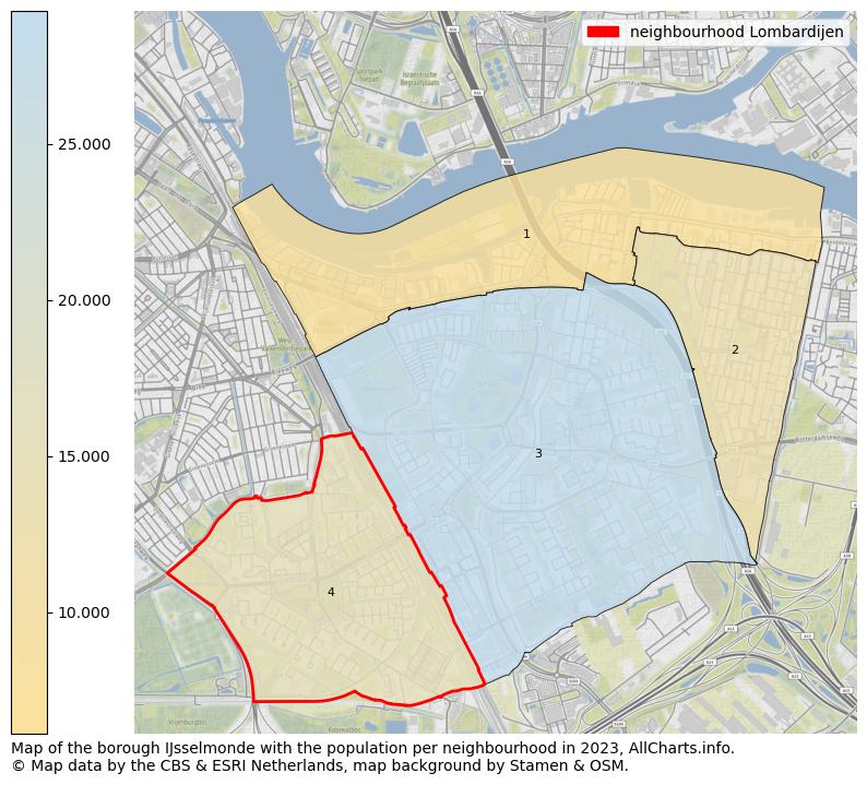 Map of the borough IJsselmonde with the population per neighbourhood in 2023. This page shows a lot of information about residents (such as the distribution by age groups, family composition, gender, native or Dutch with an immigration background, ...), homes (numbers, types, price development, use, type of property, ...) and more (car ownership, energy consumption, ...) based on open data from the Dutch Central Bureau of Statistics and various other sources!