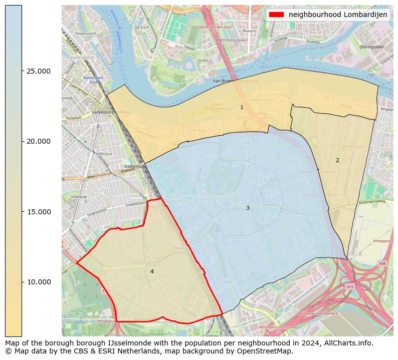 Image of the neighbourhood Lombardijen at the map. This image is used as introduction to this page. This page shows a lot of information about the population in the neighbourhood Lombardijen (such as the distribution by age groups of the residents, the composition of households, whether inhabitants are natives or Dutch with an immigration background, data about the houses (numbers, types, price development, use, type of property, ...) and more (car ownership, energy consumption, ...) based on open data from the Dutch Central Bureau of Statistics and various other sources!