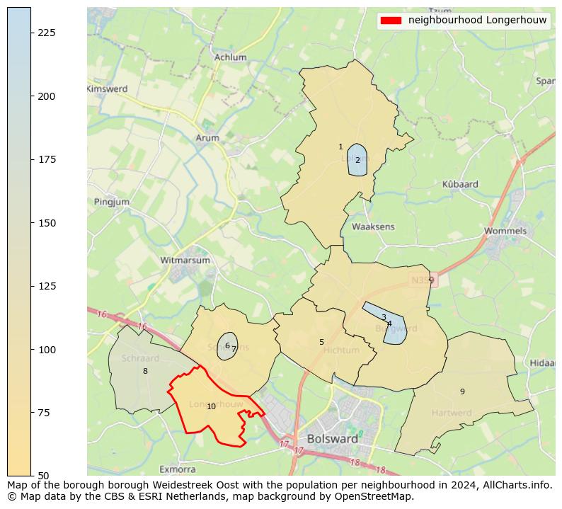 Image of the neighbourhood Longerhouw at the map. This image is used as introduction to this page. This page shows a lot of information about the population in the neighbourhood Longerhouw (such as the distribution by age groups of the residents, the composition of households, whether inhabitants are natives or Dutch with an immigration background, data about the houses (numbers, types, price development, use, type of property, ...) and more (car ownership, energy consumption, ...) based on open data from the Dutch Central Bureau of Statistics and various other sources!