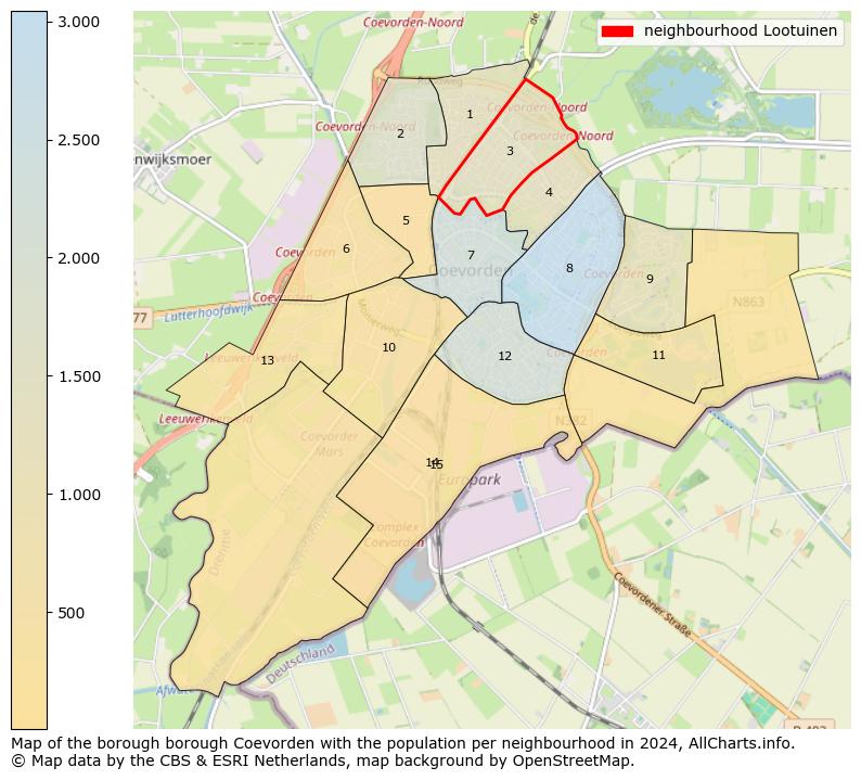 Image of the neighbourhood Lootuinen at the map. This image is used as introduction to this page. This page shows a lot of information about the population in the neighbourhood Lootuinen (such as the distribution by age groups of the residents, the composition of households, whether inhabitants are natives or Dutch with an immigration background, data about the houses (numbers, types, price development, use, type of property, ...) and more (car ownership, energy consumption, ...) based on open data from the Dutch Central Bureau of Statistics and various other sources!