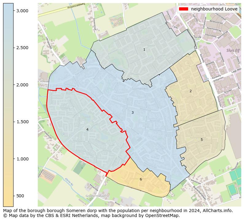 Image of the neighbourhood Loove at the map. This image is used as introduction to this page. This page shows a lot of information about the population in the neighbourhood Loove (such as the distribution by age groups of the residents, the composition of households, whether inhabitants are natives or Dutch with an immigration background, data about the houses (numbers, types, price development, use, type of property, ...) and more (car ownership, energy consumption, ...) based on open data from the Dutch Central Bureau of Statistics and various other sources!