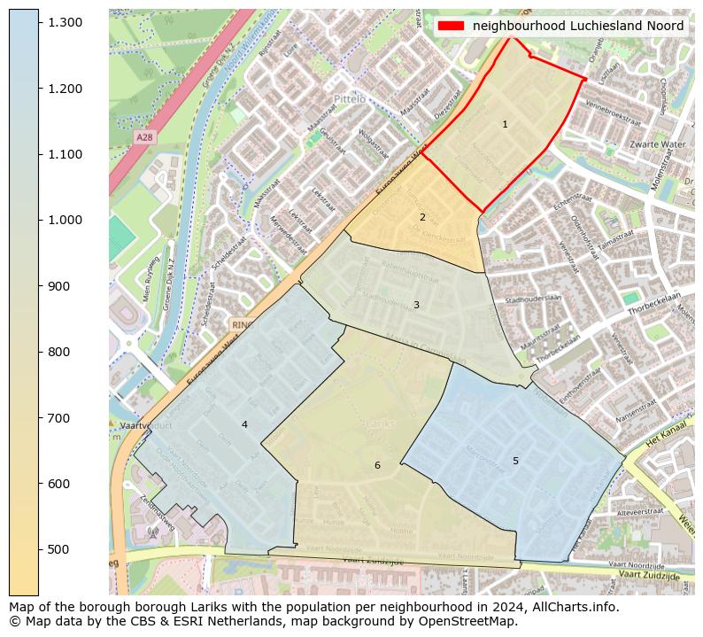 Image of the neighbourhood Luchiesland Noord at the map. This image is used as introduction to this page. This page shows a lot of information about the population in the neighbourhood Luchiesland Noord (such as the distribution by age groups of the residents, the composition of households, whether inhabitants are natives or Dutch with an immigration background, data about the houses (numbers, types, price development, use, type of property, ...) and more (car ownership, energy consumption, ...) based on open data from the Dutch Central Bureau of Statistics and various other sources!