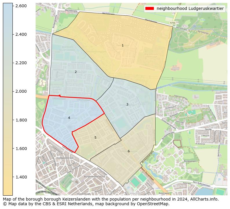 Image of the neighbourhood Ludgeruskwartier at the map. This image is used as introduction to this page. This page shows a lot of information about the population in the neighbourhood Ludgeruskwartier (such as the distribution by age groups of the residents, the composition of households, whether inhabitants are natives or Dutch with an immigration background, data about the houses (numbers, types, price development, use, type of property, ...) and more (car ownership, energy consumption, ...) based on open data from the Dutch Central Bureau of Statistics and various other sources!