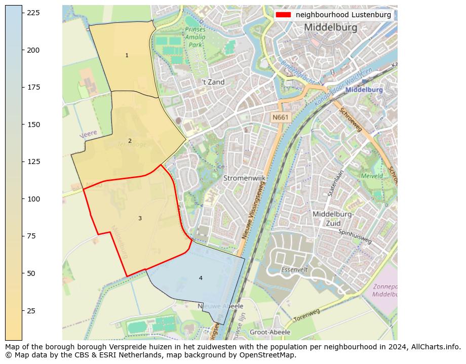 Image of the neighbourhood Lustenburg at the map. This image is used as introduction to this page. This page shows a lot of information about the population in the neighbourhood Lustenburg (such as the distribution by age groups of the residents, the composition of households, whether inhabitants are natives or Dutch with an immigration background, data about the houses (numbers, types, price development, use, type of property, ...) and more (car ownership, energy consumption, ...) based on open data from the Dutch Central Bureau of Statistics and various other sources!