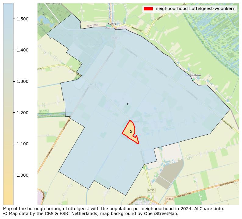 Image of the neighbourhood Luttelgeest-woonkern at the map. This image is used as introduction to this page. This page shows a lot of information about the population in the neighbourhood Luttelgeest-woonkern (such as the distribution by age groups of the residents, the composition of households, whether inhabitants are natives or Dutch with an immigration background, data about the houses (numbers, types, price development, use, type of property, ...) and more (car ownership, energy consumption, ...) based on open data from the Dutch Central Bureau of Statistics and various other sources!