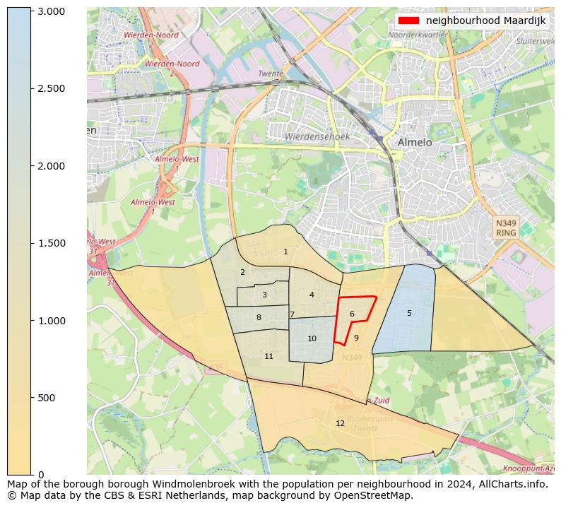 Image of the neighbourhood Maardijk at the map. This image is used as introduction to this page. This page shows a lot of information about the population in the neighbourhood Maardijk (such as the distribution by age groups of the residents, the composition of households, whether inhabitants are natives or Dutch with an immigration background, data about the houses (numbers, types, price development, use, type of property, ...) and more (car ownership, energy consumption, ...) based on open data from the Dutch Central Bureau of Statistics and various other sources!