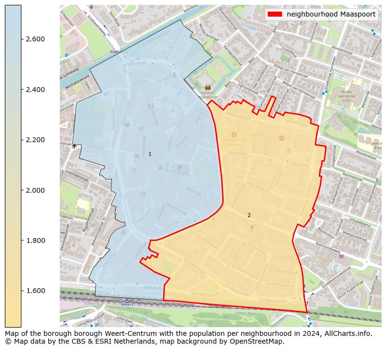 Image of the neighbourhood Maaspoort at the map. This image is used as introduction to this page. This page shows a lot of information about the population in the neighbourhood Maaspoort (such as the distribution by age groups of the residents, the composition of households, whether inhabitants are natives or Dutch with an immigration background, data about the houses (numbers, types, price development, use, type of property, ...) and more (car ownership, energy consumption, ...) based on open data from the Dutch Central Bureau of Statistics and various other sources!