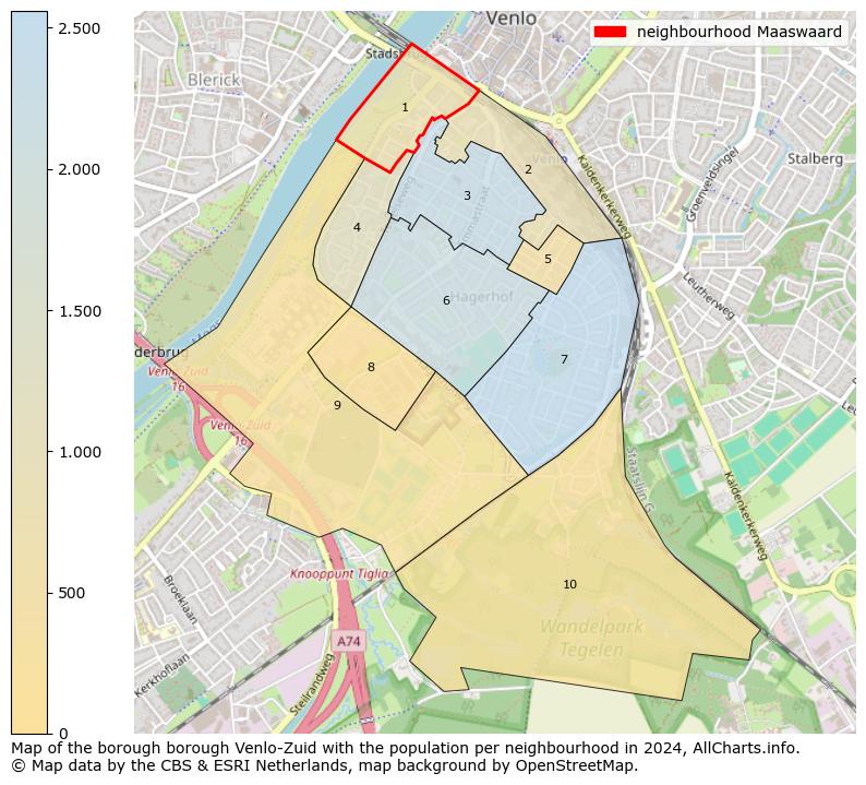 Image of the neighbourhood Maaswaard at the map. This image is used as introduction to this page. This page shows a lot of information about the population in the neighbourhood Maaswaard (such as the distribution by age groups of the residents, the composition of households, whether inhabitants are natives or Dutch with an immigration background, data about the houses (numbers, types, price development, use, type of property, ...) and more (car ownership, energy consumption, ...) based on open data from the Dutch Central Bureau of Statistics and various other sources!